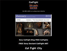 Tablet Screenshot of catfighters.tv