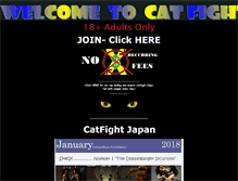 Tablet Screenshot of catfighters.com